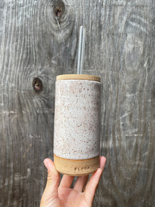 Bamboo Lidded Bloom Tumblers (Straw optional)