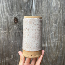 Load image into Gallery viewer, Bamboo Lidded Bloom Tumblers (Straw optional)