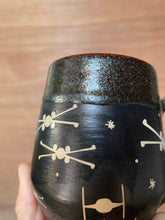 Load image into Gallery viewer, Black Sparkles Galaxy mug