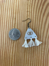 Load image into Gallery viewer, Third Eye Tassel Earrings