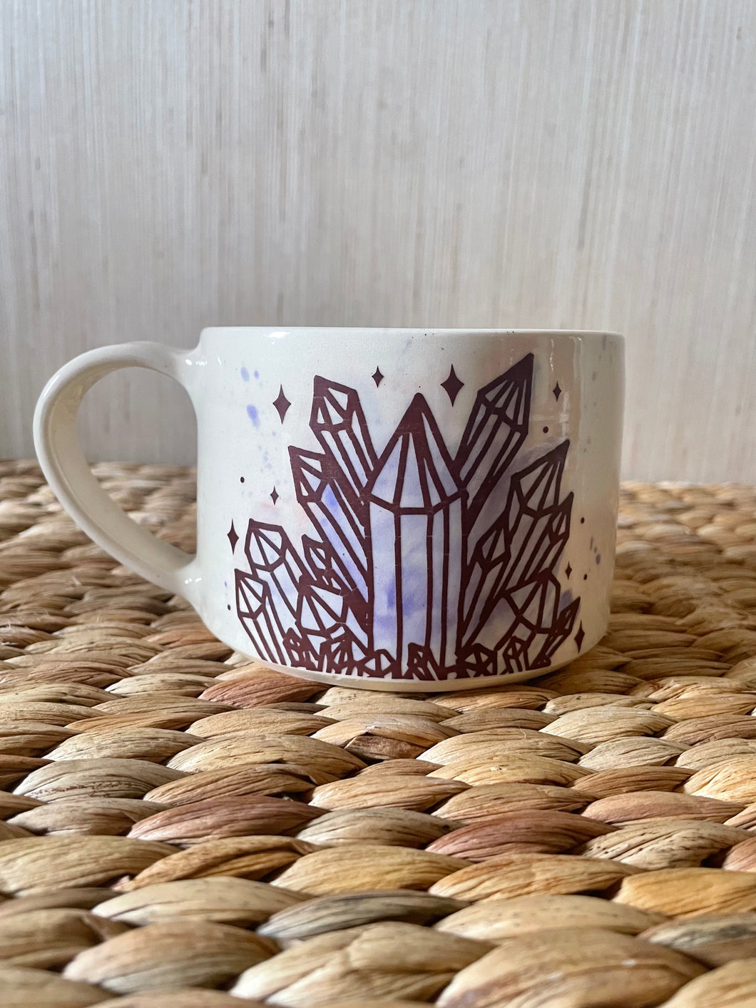 Watercolor Crystal Mug 1