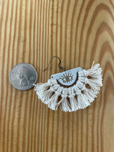 Load image into Gallery viewer, Macrame Third Eye Earrings