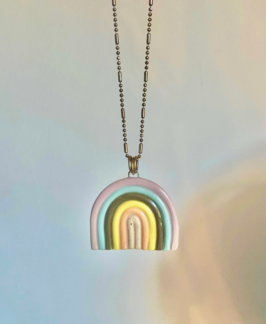 Retro Rainbow Necklace