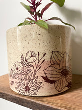 Load image into Gallery viewer, Floral Watercolor Planter