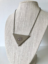 Load image into Gallery viewer, Third Eye Triangle Necklace