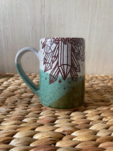 Load image into Gallery viewer, Green Tricolor Crystal Mug 1