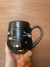 Load image into Gallery viewer, Black Sparkles Galaxy mug