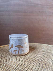 Mushroom Lidded Jar
