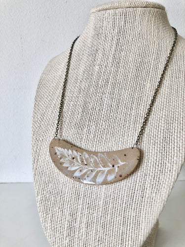 Pressed Fern Necklace