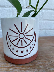 Sun Moon & Stars Planter