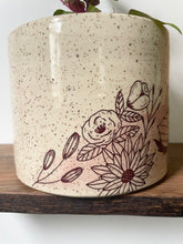 Load image into Gallery viewer, Floral Watercolor Planter