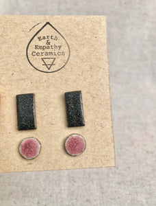 Fig and Sparkles Stud Set