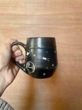 Load image into Gallery viewer, Black Sparkles Galaxy mug