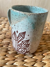 Load image into Gallery viewer, Blue Tricolor Crystal Mug