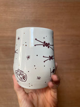 Load image into Gallery viewer, White Gold Stars Galaxy mug